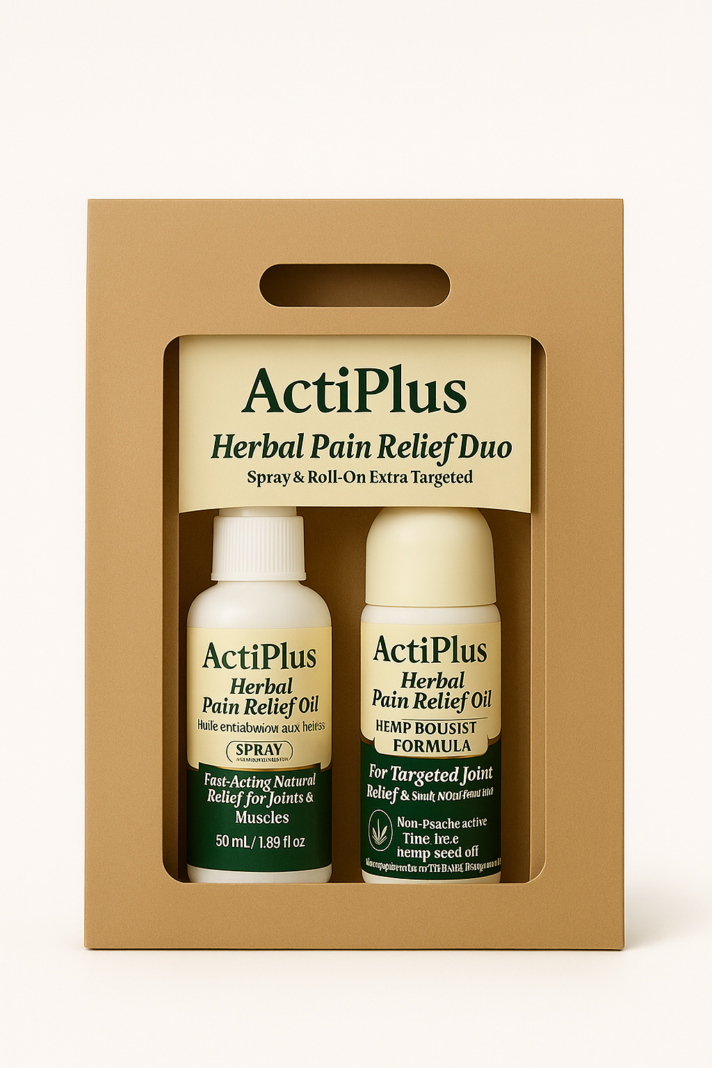 ActiPlus Relief Duo – Spray & Hemp Boost Roll-On Combo