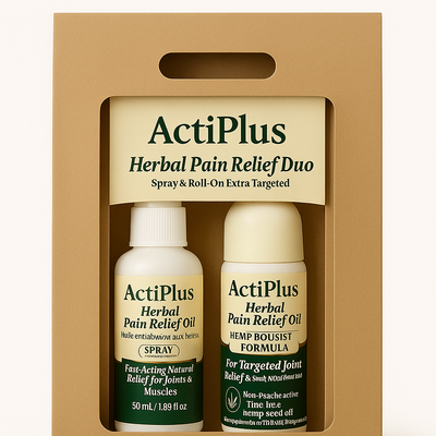 ActiPlus Herbal Pain Relief Spray – Fast-Acting Joint & Muscle Comfort (50ml / 100ml)