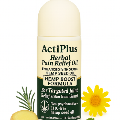 ActiPlus Herbal Pain Relief Spray – Fast-Acting Joint & Muscle Comfort (50ml / 100ml)