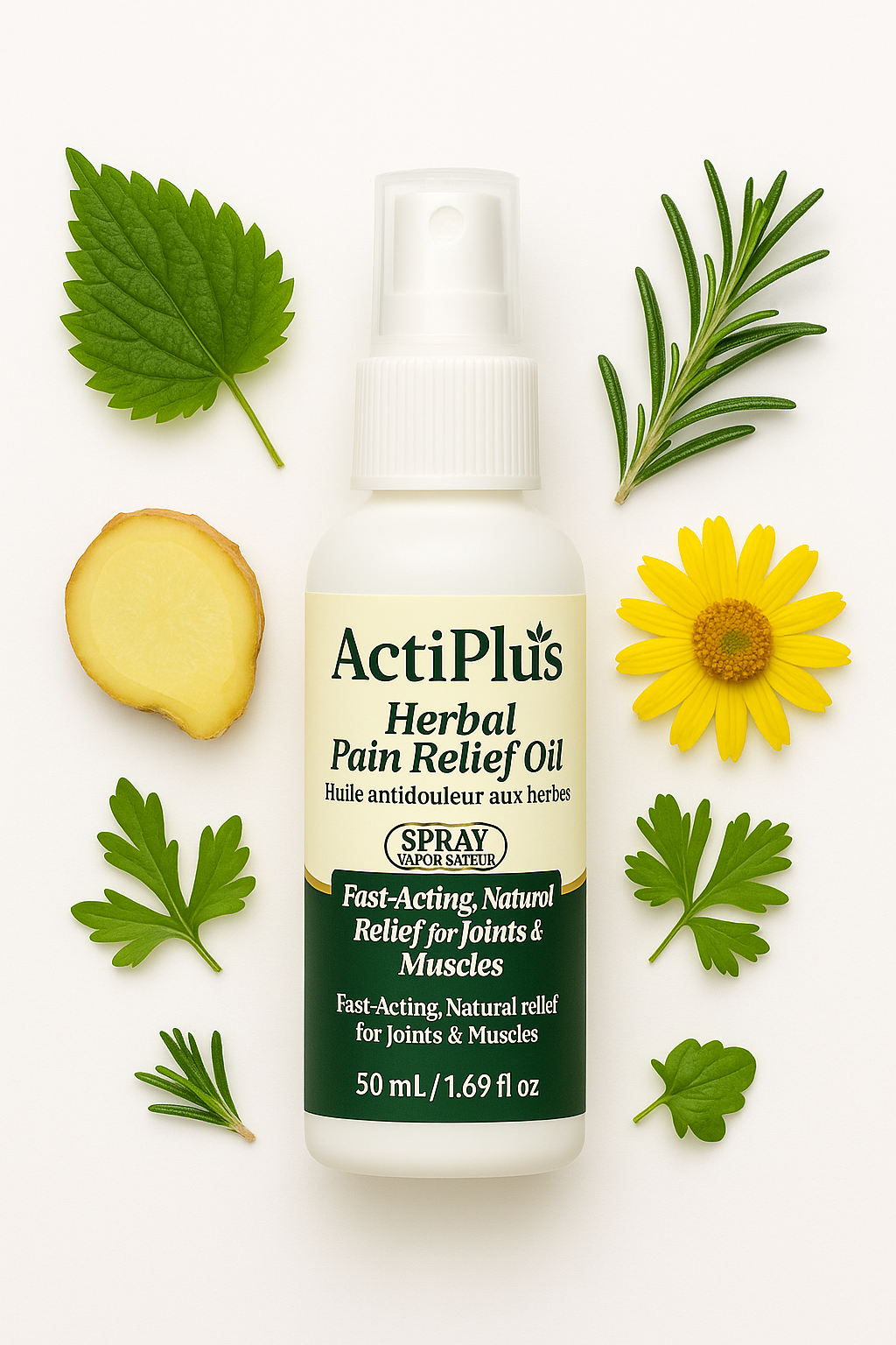 ActiPlus Relief Duo – Spray & Hemp Boost Roll-On Combo